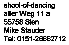 Tanzschule-Adresse