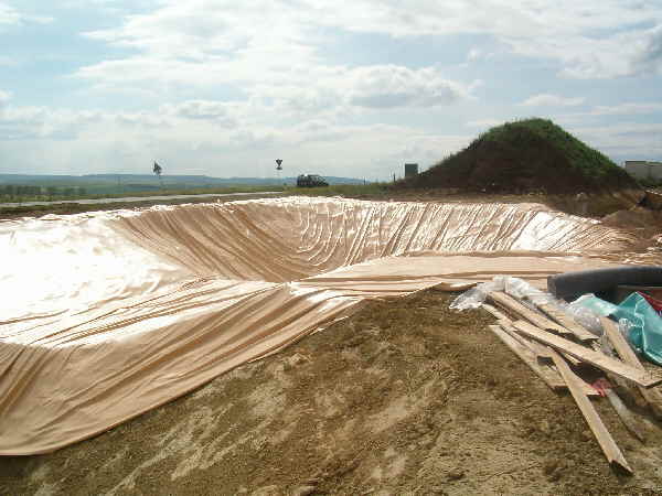 Teichfolie Sandfarben